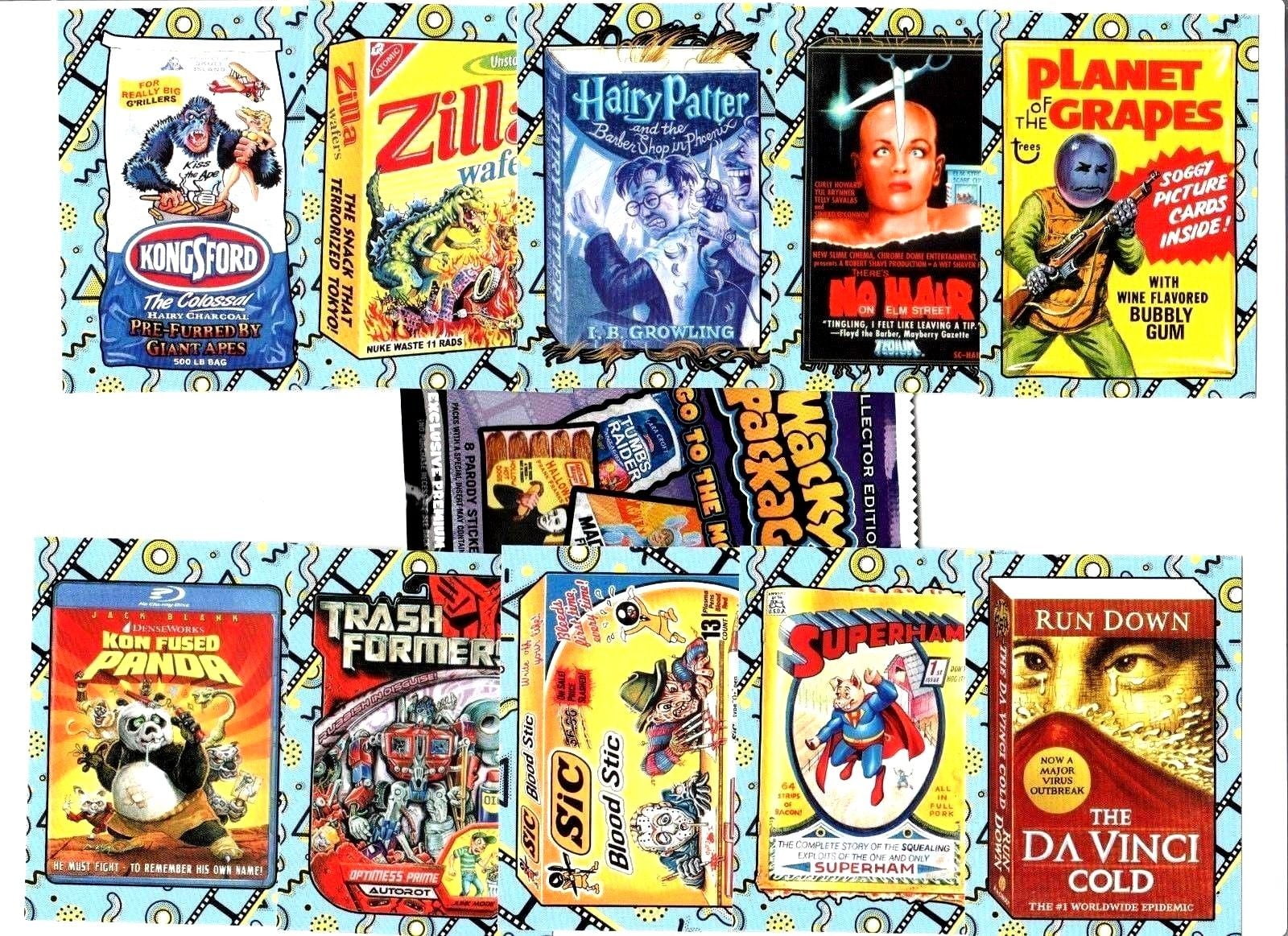 2018 Wacky Packages GO TO THE MOVIES Complete 