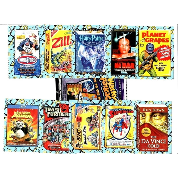 2018 Wacky Packages GO TO THE MOVIES Complete "CLASSIC FILM" Sticker