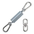 thumbnail image 1 of Mosiee Ensemble de Suspension pour Sac de Sable en Acier Inoxydable Coussin de Chaise à Ressort Mousqueton avec Vis Haute Capacité de Charge, 1 of 9