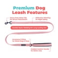thumbnail image 2 of Correa para perros Best Pet Supplies Voyager, neopreno reflectante, rosa, 2 of 7
