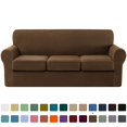 thumbnail image 1 of CHUN YI Housse de Canapé avec Housse de Coussin Séparée Extensible à Carreaux, 1 of 7