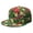 Palm, variant on Glitter Leopard Texture Flat Brim Panel Hat - Adjustable Breathable Cap for Social Gatherings