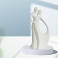 thumbnail image 6 of Couple Statue Minimalist Abstract Figurine Art Ornament Creative Sculpture Lover for Home Wedding Living Room Shelf Desktop B, 6 of 8