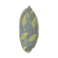 thumbnail image 4 of Noble House Magari Cute Leaves Outdoor Cushion in Yellow and Gray (Set of 2), 4 of 6