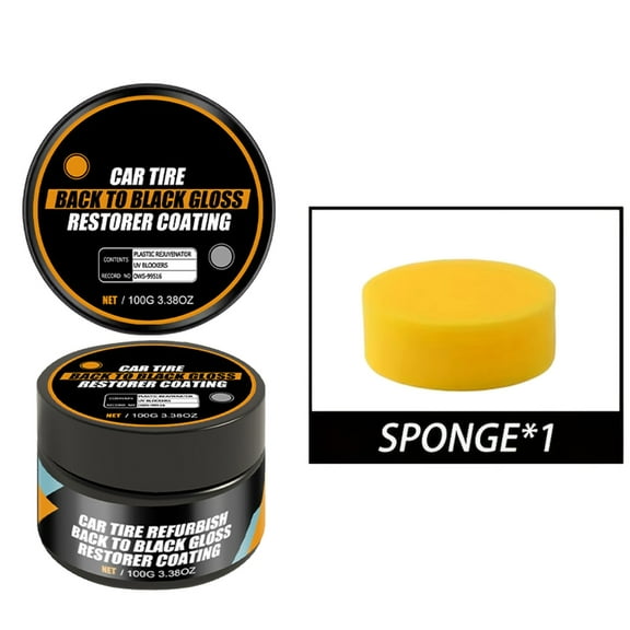 Sinyiin Car Ceramic Tire Dressing Black Wet Look Tire Shine for Deep Glossy Finish