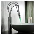 thumbnail image 3 of Bathroom Faucet Led Faucet Chrome Basin Faucet Cold Hot Brass Waterfall Faucet Mixer Sink Tap Single Handle Bathroom Tap ,360° Swivel Spout, 3 of 7