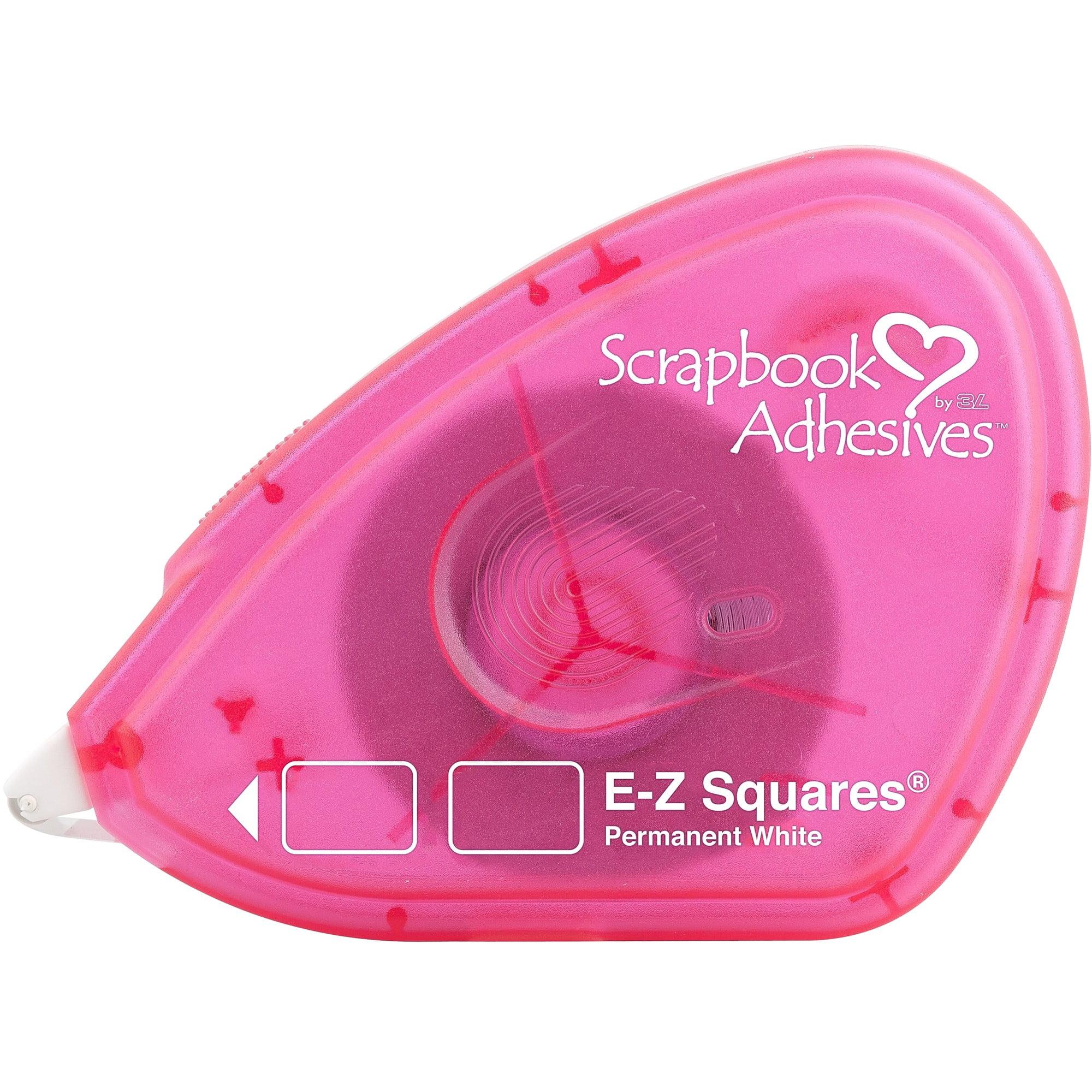 Scrapbook Adhesives by 3L: E-Z Runner Adhesive Dispenser Value 4 Pack -Mounting Squares, Repositionable Dots, Permanent Strips & Dots - Non-Refillable
