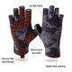 thumbnail image 4 of Guantes de pesca de medio dedo, guantes transpirables que absorben el sudor, protectores solares de seda helada, 4 of 6
