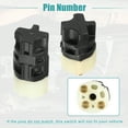 thumbnail image 4 of Unique Bargains 2pcs Auto Automatic Transmission Control Module Sensor Fit for Mercedes Benz 722.9 Y3/8n Black, 4 of 7