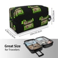 thumbnail image 4 of XMXT Large Capacity Makeup Bag, Games Life Green Print Storage Bags Travel Toiletry Cosmetic Bag for Women Men, 4 of 9