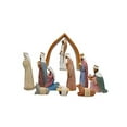 thumbnail image 4 of Comfy Hour Faith and Hope Collection Baby Jesus, Holy Family with Angel, Christmas Nativity Scene Figurine, Set of 11 Pieces, Polyresin, 4 of 5