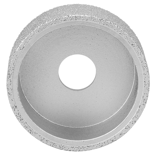 Muela abrasiva plana con borde de diamante soldado de 7,3 cm para piedra, mármol, cerámica