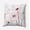 Bold Pink, variant on 20" x 14" Simply Daisy Popping Poppies Polyester Accent Pillow, Surf Board Orange Qty 1