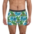 thumbnail image 1 of Fotbe Hawaii Palms Calzoncillos Tipo Boxer con Bolsa de Soporte Total para Hombre, X-Temp Fresco, Transpirable y de Secado Rápido-Large, 1 of 5