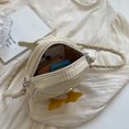 thumbnail image 2 of Bolso de playa para niñas Bolso bandolera de patito casual Bolso lindo de dibujos animados en 3D (Beige), 2 of 9