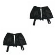 thumbnail image 4 of Eigraketly Paquete de 2 mallas impermeables para la nieve para caminar al aire libre, de tela Oxford, polainas de invierno, transpirables, para Negro 2Conjunto, 4 of 6