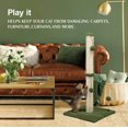 thumbnail image 3 of Rascador para gatos MECOOL Premium Basics, 34 pulgadas de alto, verde, 3 of 7