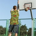 thumbnail image 5 of Naloa Squirrel And Fox In The Forest Basketball Jersey Reversible Men's Mesh Athletic Sports Shirts Training Practice S-4XLMedium, 5 of 6