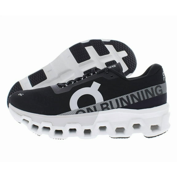 On Men's Cloudmonster 2 Sneaker, Black/Frost, 9