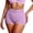 Z44-Pink, variant on LILIYA Tummy Control Shapewear for Ladies Seamless Plus Size High Waist Full Coverage Compression Brief No Show Comfortable Stretchy Panties