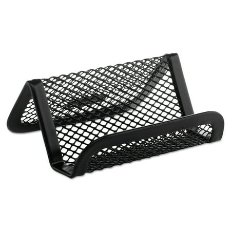 Rolodex Mesh Business Card Holder, Capacity 50 2 1/4 x 4 Cards, Black (Best Vistaprint Business Card Designs)