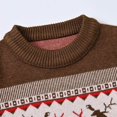 thumbnail image 5 of Staki School Sweaters for Boys Toddler Boys Cotton Pullover Crewneck Sweatshirt Long Sleeve Cartoon Shirt Sweaters Tops (Coffee,4-5 Year), 5 of 8