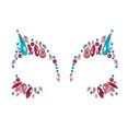 thumbnail image 4 of Face Gems Mode Strass Brillants Autocollants pour Visage pour Mardi Gras Fête, 4 of 10