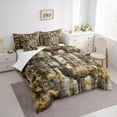 thumbnail image 3 of Castle Fairy Safari Deer Twin Bedding Sets 7-Piece for Boys Girls,Abstract Vintage Camouflage Bedding Comforter Set Microfiber,Autumn Jungle Tree Branches Breathable Sheet Sets,Luxury Bedroom Decor, 3 of 8