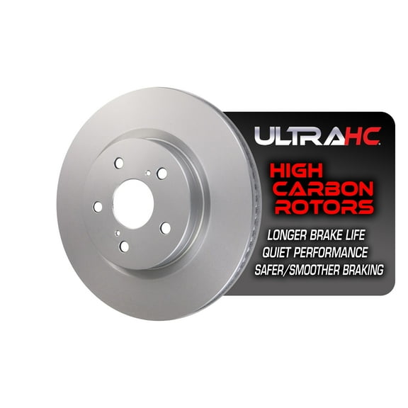 UltraHC Coated High Carbon Brake Rotor, Front UR007554, Toyota RAV4 2021-2019