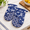 Navy-Oven Mitts, variant on Mini Silicone Oven Mitts 2-pack Set
