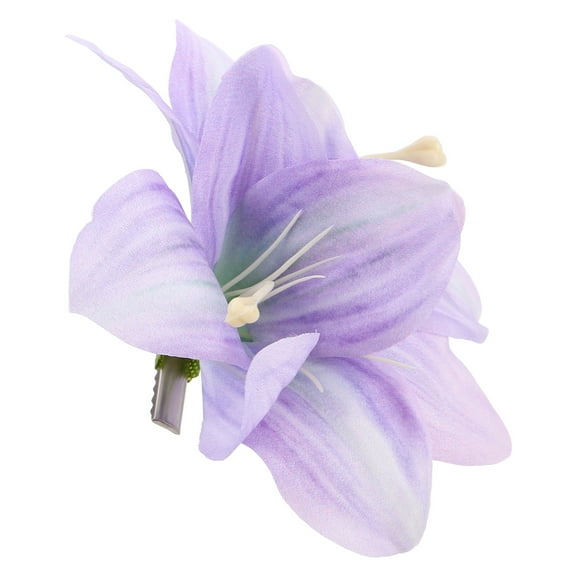 WORGEOUS Flower Hair Clips Lily Flower Hairpin Seaside 13.00X10.00X3.50CM Lavender