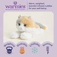 thumbnail image 3 of warmies Junior 9” Calico Cat Stuffed Animal, Microwavable Heated Plushies and Weighted Soft Plush Toys, 3 of 7