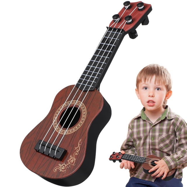 Milisten Children Ukulele Toys Plastic Ukulele Guitar Musical Toy Instruments Educational Toy