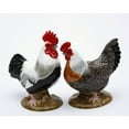 thumbnail image 3 of Ceramic Black and White Rooster Salt and Pepper Shakers 3 5/8 Inch, 3 of 3