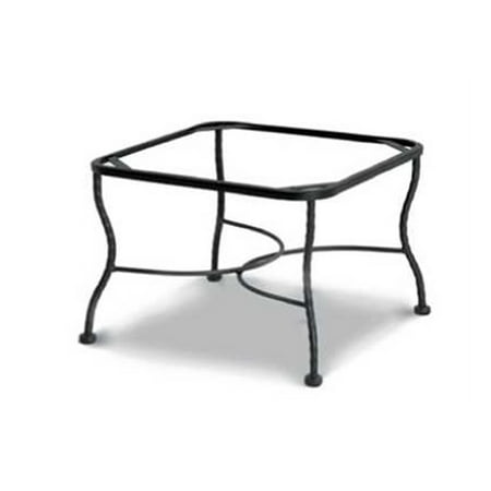 Meadowcraft 6736370 0105 Wrought Iron Square Coffee Table Base Legs Stand Black Com - Wrought Iron Coffee Table Base Only Meadowcraft 6736370 0105 Wrought Iron Square Coffee Table Base Legs Stand Black Com - Wrought Iron Coffee Table Base Only