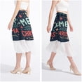 thumbnail image 4 of Christmas Chic Chiffon Beach Dress & Skirt Set for Women - for Summer Days at the Beach, 4 of 6