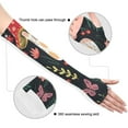 thumbnail image 3 of ALAZA Mushrooms and Flowers Pattern UV Sun Protection Arm Sleeves UPF 50+ Compression Cooling Sleeve 1 Pair, 3 of 7