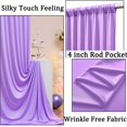thumbnail image 2 of Cortinas de telón de fondo NSSONBEN, no se arrugan, color lavanda, 40 x 10 pies, 2 of 7