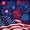 Red White Navy 03, variant on Manfei Vintage Usa Flag Stars Kitchen Curtains,Red White Navy Black Out Curtains Pack of 2 (42x63 Each)