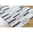 thumbnail image 2 of Mark&Day Area Rugs, 5x7 Trish Modern Black Area Rug, Black Silver Grey Carpet for Living Room, Bedroom or Kitchen (5'3" x 7'3"), 2 of 6