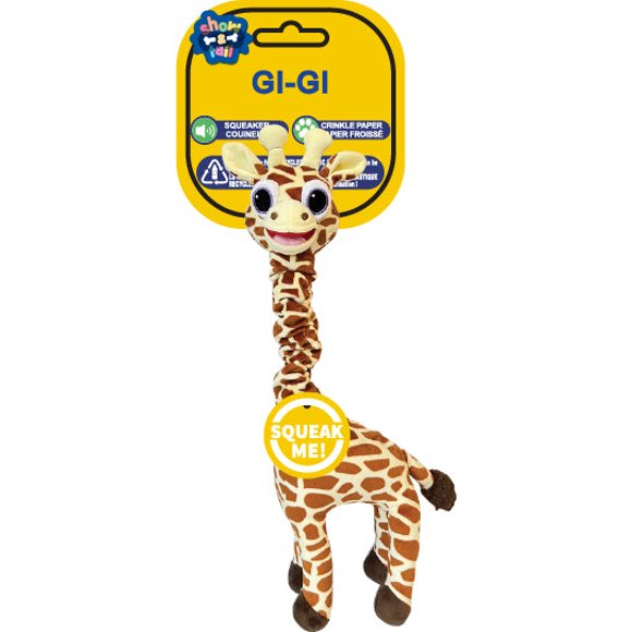GiGi Safari Aventure Peluche Girafe 22 Pouces Jouet pour Animaux, Amusant, Excitant et Sans Fin.
