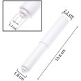 thumbnail image 2 of 4pcs Plastic Toilet Paper Holder, Toilet Tissue Roll Holder Insert in Bathroom Toilet Replacement Roller Spring Loaded, White, 2 of 3