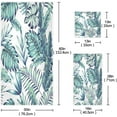 thumbnail image 3 of Tropical Palm Bath Towel Set of 3, Highly Absorbent & Soft Bathroom Towels Set Quick Dry Towels Set for Bathroom Spa Beach (1 Bath Towels, 1 Hand Towel, 1 Washcloth) Washcloth Gift, 3 of 7