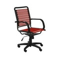 thumbnail image 6 of 45" Black and Red Flat Bungee Cord High Back Office Chair, 6 of 6