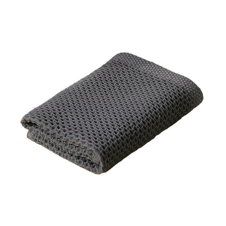 

Meizhencang Honeycomb Structured Dish Towel Absorbent Cotton Easy to Use Cleaning Pad for Bar