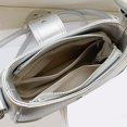 thumbnail image 3 of Bolso bandolera para mujer Fashionalbe PU Bolso de viaje femenino simple (Plata), 3 of 9