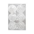 thumbnail image 1 of 6 bolas de Navidad, adornos decorativos para árboles de Navidad, bolas decorativas duraderas de 6 cm para cumpleaños, de Navidad, decoración espiral de rayas, 1 of 8