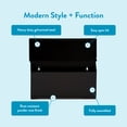 thumbnail image 4 of Architectural Mailboxes Woodlands Galvanized Steel, Medium, Wall-Mount Mailbox in Black, 4 of 9
