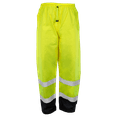thumbnail image 5 of Ironwear 9510 Hi-Visibility 2 Pieces Rain Jacket and Pants with Black Bottom Storm Flap and Drawstring Closure, 5 of 7