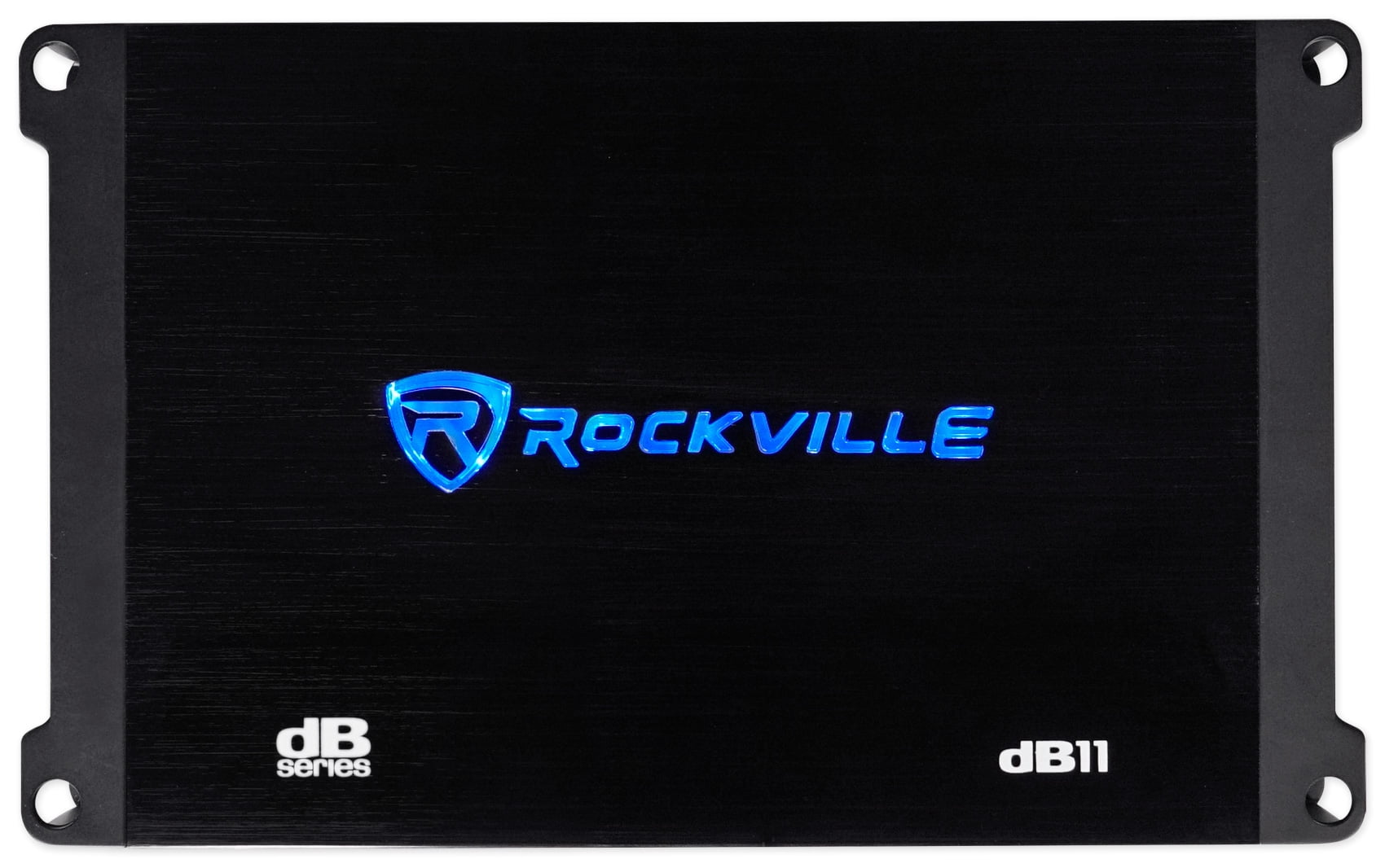 Rockville dB11 1400w Peak/350 watt RMS Mono 2-Ohm Amplifier Car Amp+Bass Remote